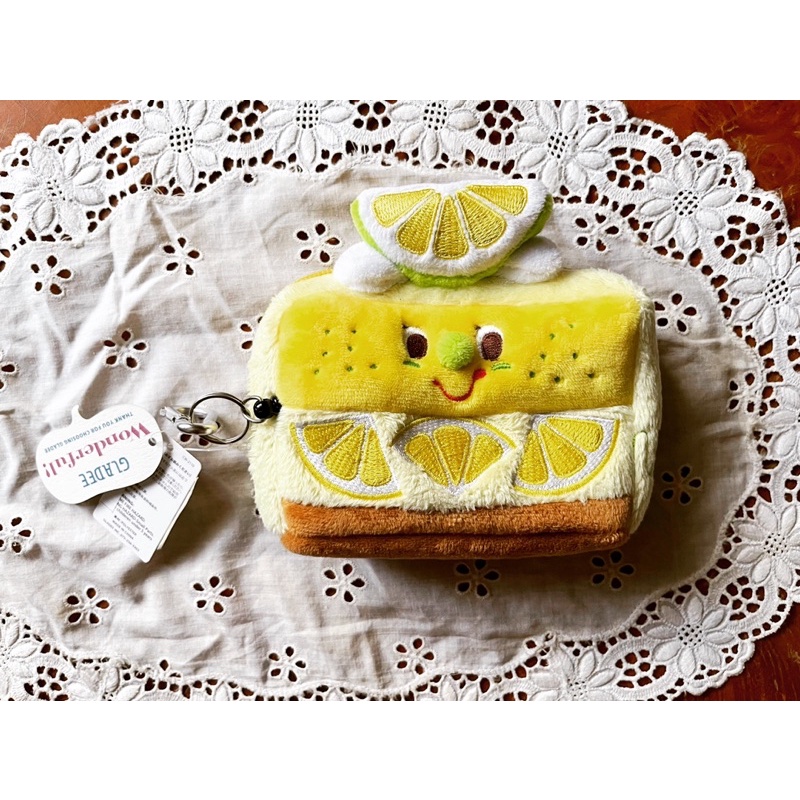 日本 GLADEE 🍋 檸檬蛋糕造型 票卡包、零錢包（誠品書店購入）