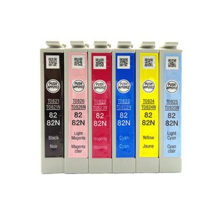 EPSON 82N 原廠墨水匣 T0821~T0826(單顆顏色任選，黑+淡紅盒裝特惠組650元)