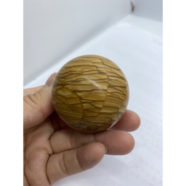 D3619天然礦石 木紋石 球 擺件 天然的紋路 超級療癒