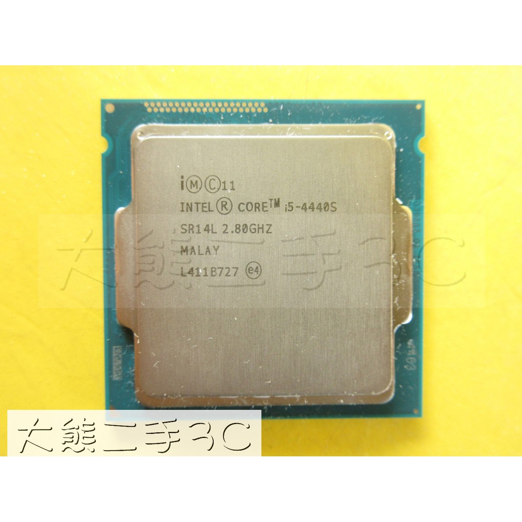 【大熊二手3C】CPU-1150 Core i5-4440S UP 3.3G 6M 5 GT/s SR14L-4C4T