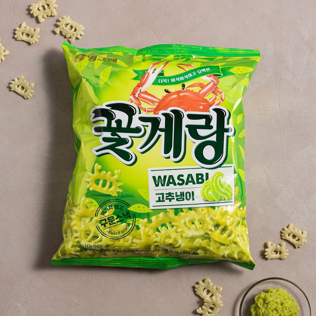 【現貨+預購】韓國Binggrae芥末螃蟹餅乾