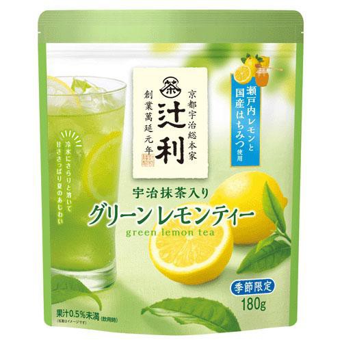 現貨--日本  辻利 宇治抹茶入 檸檬綠茶 沖泡式粉末