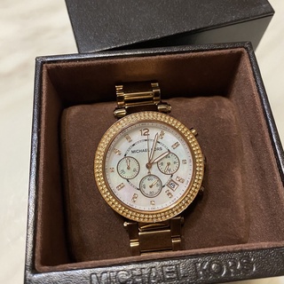 【Michael Kors】紐約時尚三眼計時玫瑰金腕錶(MK5491) MK錶 Mk手錶 mk錶