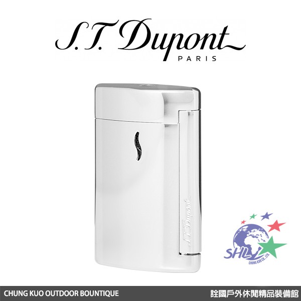 S.T. Dupont 法國都彭頂級打火機 - Minijet 防風噴射打火機 / 亮銀色 / 10502 【詮國】