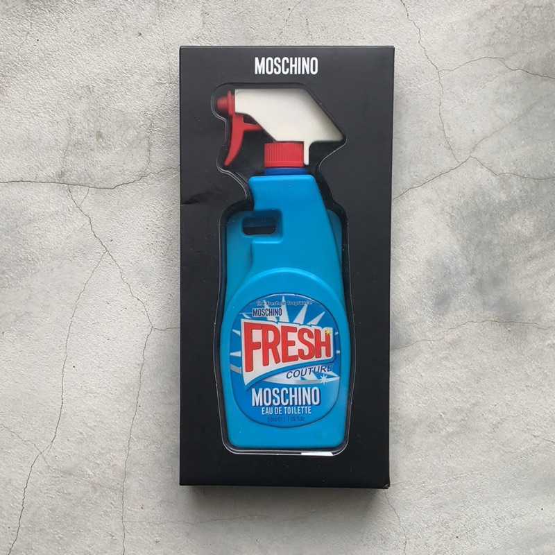 Moschino 正版 iPhone 6 Fresh 藍色 手機殼 二手