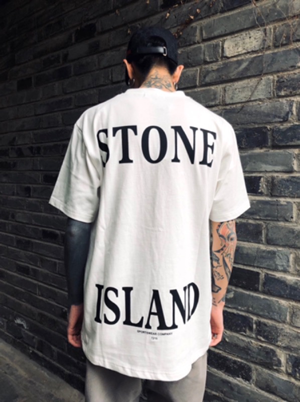 come5290] Stone Island 石頭島經典風車標羅盤短袖長袖純棉運動T恤棉T 