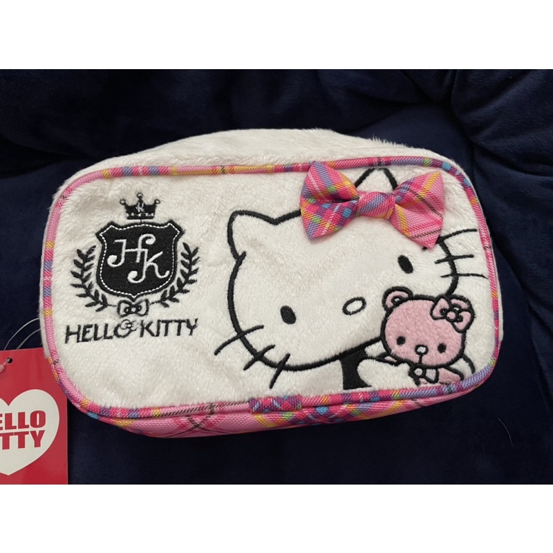 出清=Hello Kitty 英倫風亮片英國學院風收納包