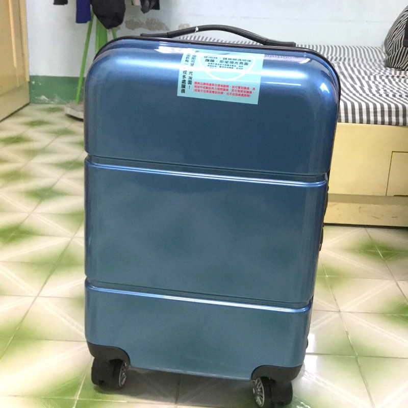 「全新免運」M.Rino 20吋PC行李箱-紳士藍