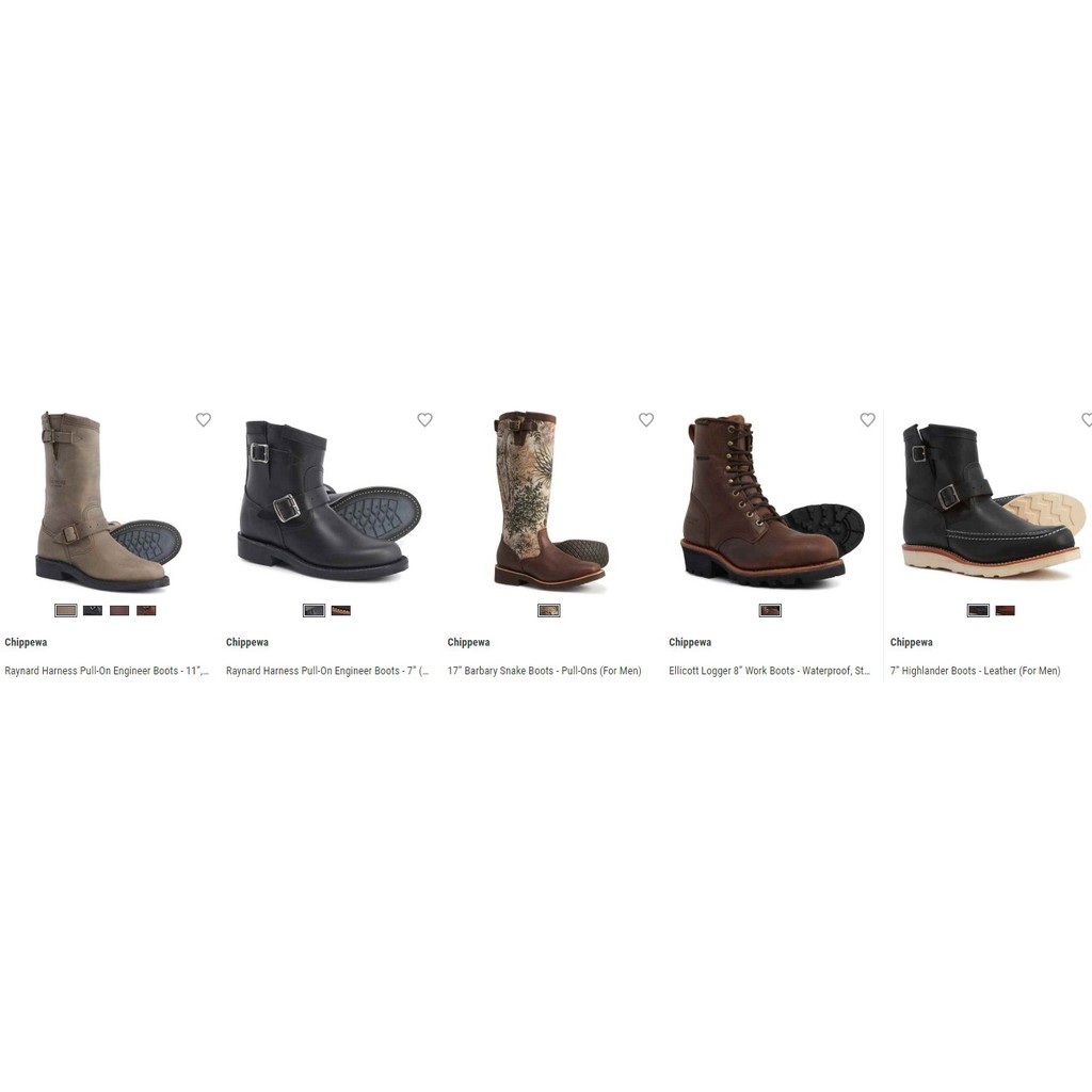 chippewa ellicott logger work boots