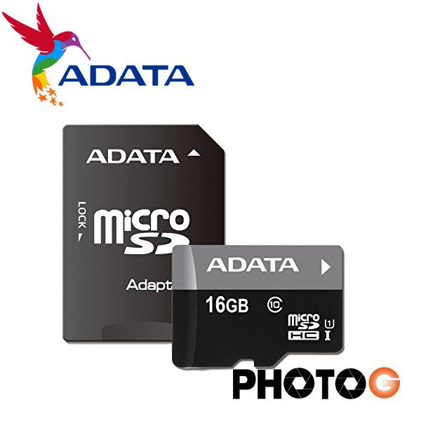 威剛 ADATA Premier 16G 16GB MicroSDHC SDXC Class 10 記憶卡 (附轉卡)