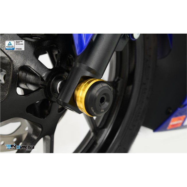 【泰格重車】DIMOTIV YAMAHA YZF-R15 V3 R15V3 17~ 前輪防摔球 前輪防倒球 DMV