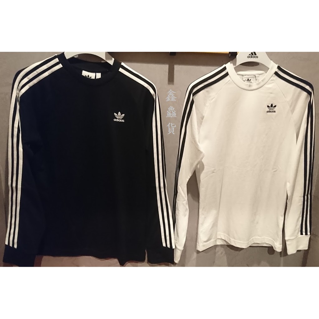 2019 十月 ADIDAS ORIGINALS 3-STRIPES LS T 三葉草 長袖 DV1560 ED5959