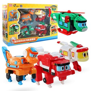 [TC玩具] GOGO DINO 幫幫龍出動 恐龍探險隊 四代 迷你變形4入套裝 原價799 特價