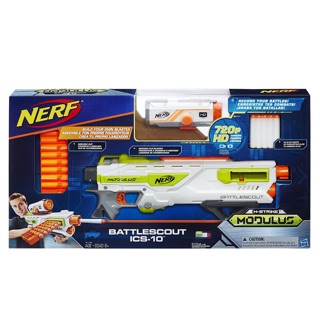 🌟NERF 自由模組 戰鬥紀錄 戰衛 ICS-10🌟⚠️限郵寄⚠️BATTLESCOUT N-Strike射擊器玩具