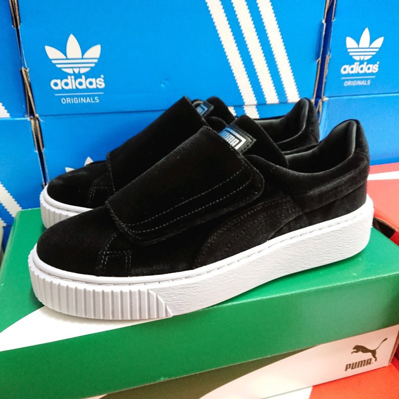 【小八】Puma Basket Platform Strap VR Black 黑 364068-01