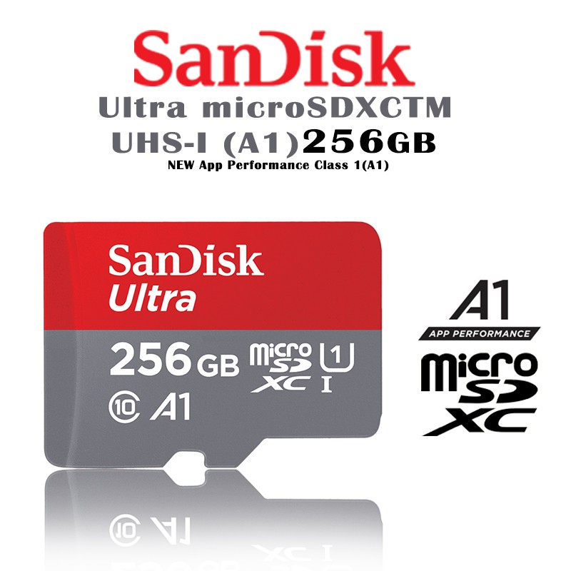 SANDISK 256G ULTRA A1 MICROSD UHS-I 記憶卡 傳輸最高150MB SWITCH 適用
