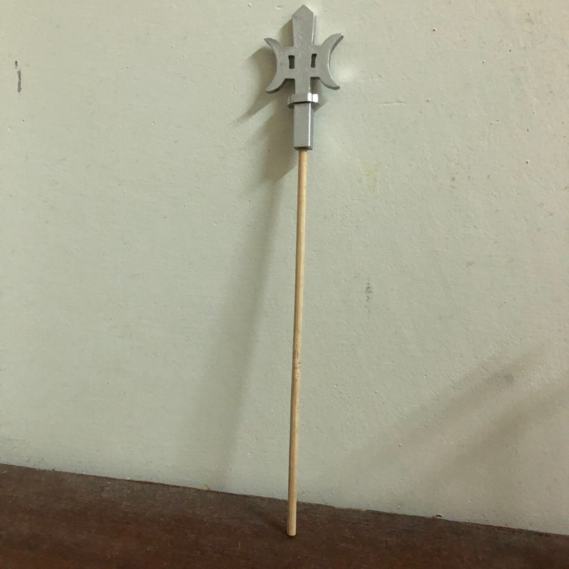 模型廟會銀槍頭 帥旗槍頭 旗棍 蝦皮購物