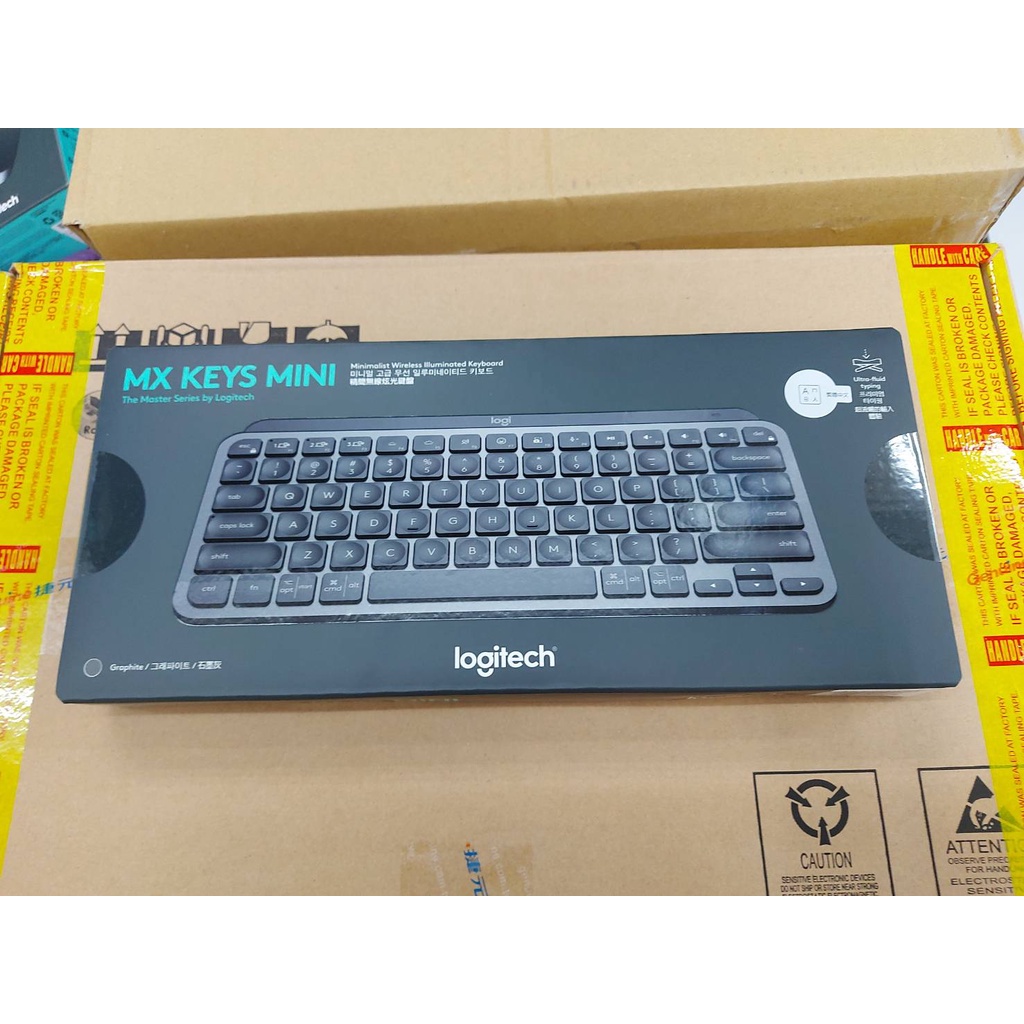 羅技 Logitech MX Keys Mini 藍芽無線炫光鍵盤 石墨灰 珍珠白