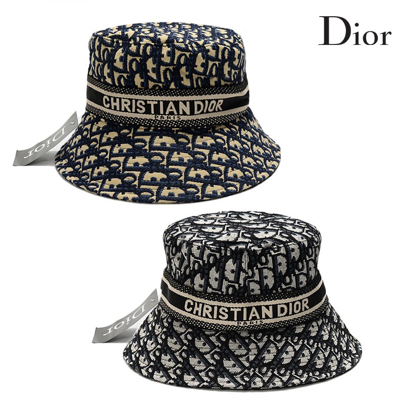 Diors 時尚水桶帽 2022 夏季戶外太陽帽漁夫帽