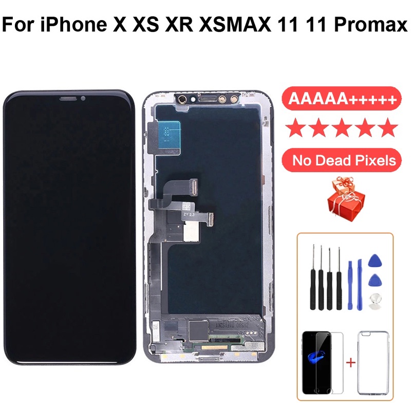 適用於原廠蘋果Iphone X XS XR 11 Pro MAX TFT LCD觸摸屏組件 Lcd 屏幕觸摸屏 螢幕總成