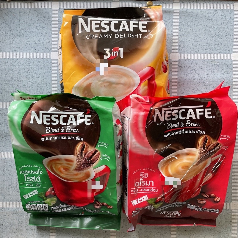 「附發票🧾」泰國🇹🇭 NESTLE NESCAFE 雀巢 三合一咖啡 即溶咖啡  原味/特濃