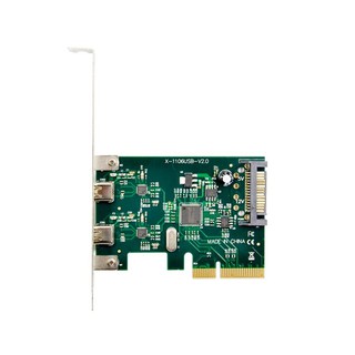 台灣晶片 PCIe 轉 USB3.1 USB 3.1 Type-C PCI-E USB3.1高速擴充套件卡2port