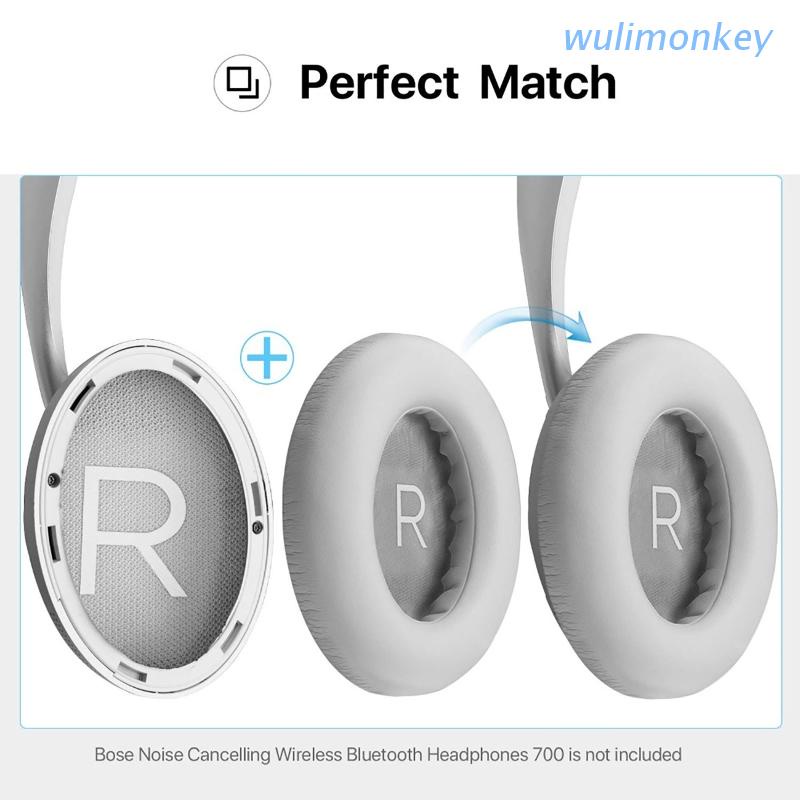 Wu 替換耳墊可緩衝 Bose 700 NC700 耳機更軟盒的耳墊