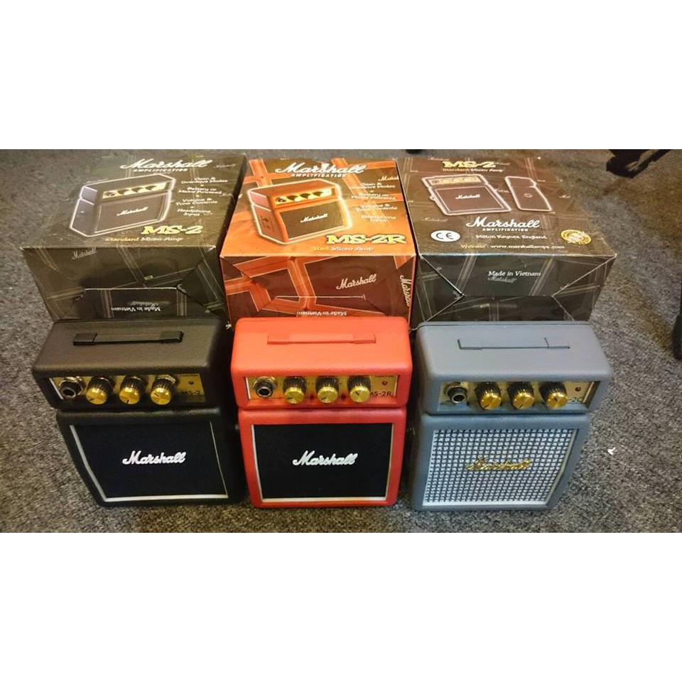 【英國Marshall音箱旗艦店-名人樂器】Marshall 最佳攜帶 英國經典 迷你版 電吉他小型音箱 MS-2