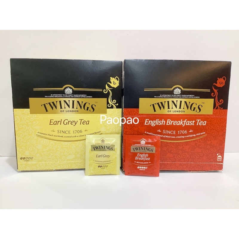 [現貨] TWININGS 皇家伯爵茶 紅茶 英倫早餐茶 唐寧茶 茶包 紅茶包 伯爵茶包