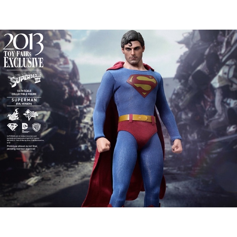 HOT TOYS 1/6 MMS207 人偶 Superman III 超人 邪惡超人