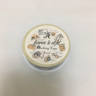[出清] Aimez le style紙膠帶-旅行小物