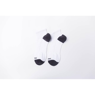 除臭襪-單色減壓高船型機能襪-白色