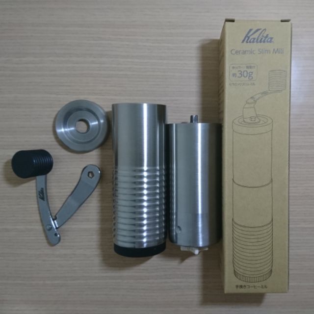 日本 Kalita Ceramic Slim Mill 不銹鋼手搖磨豆機