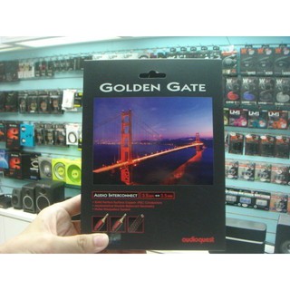 禾豐音響 3.5mm Audioquest Golden Gate 音源線 美國 皇佳公司貨