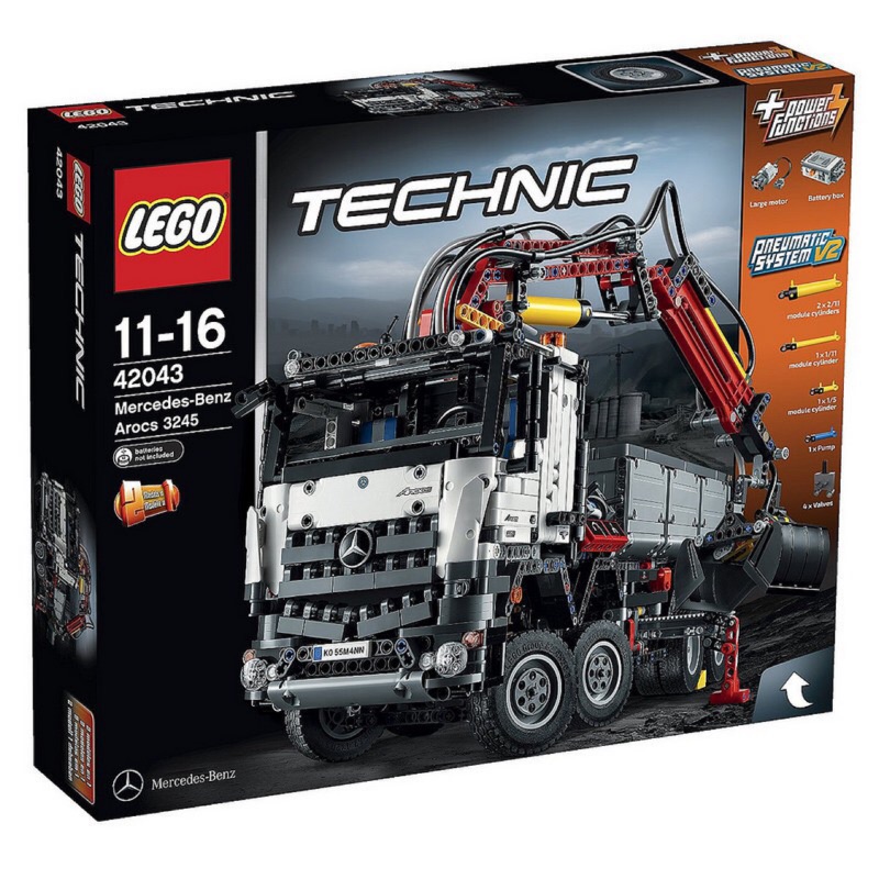 無盒 樂高 Lego 42043 Technic科技系列Mercedes-Benz Arocs