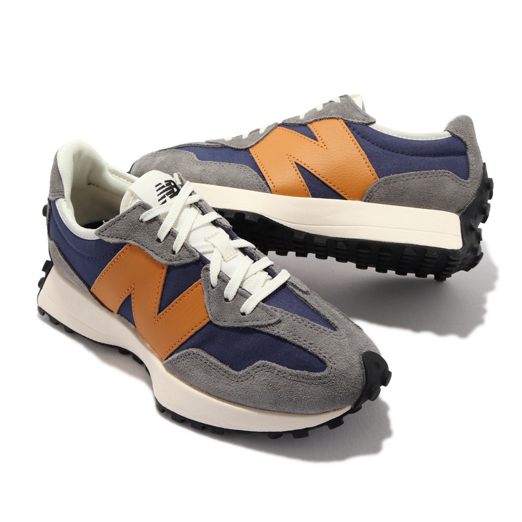 Kazima｜New Balance NB 327 WS327WR1 灰藍 灰紫 灰 藍橘 橘色 休閒鞋 慢跑鞋 運動鞋