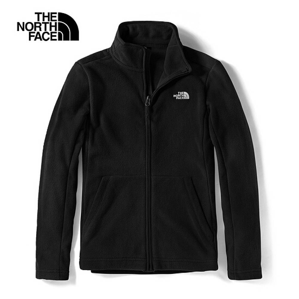 The North Face 女 抓絨立領外套 黑 NF0A4U88JK3