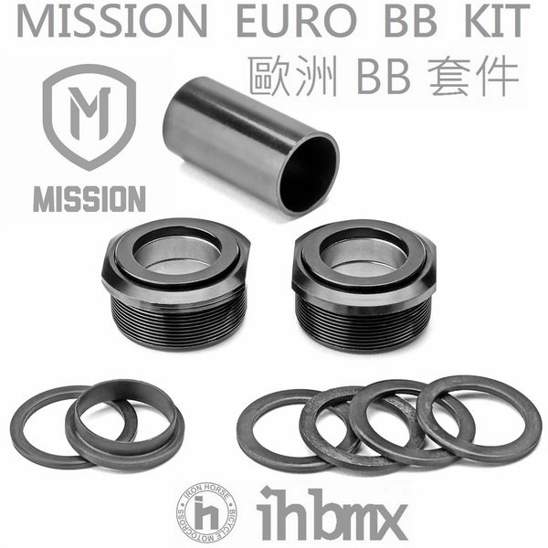 MISSION EURO BB KIT 歐洲 BB 套件 MTB/地板車/FixedGear/特技車/土坡車