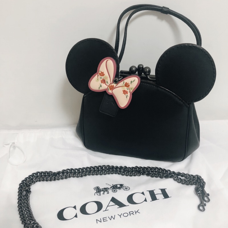 COACH 新款米奇系列手提包 鏈條包