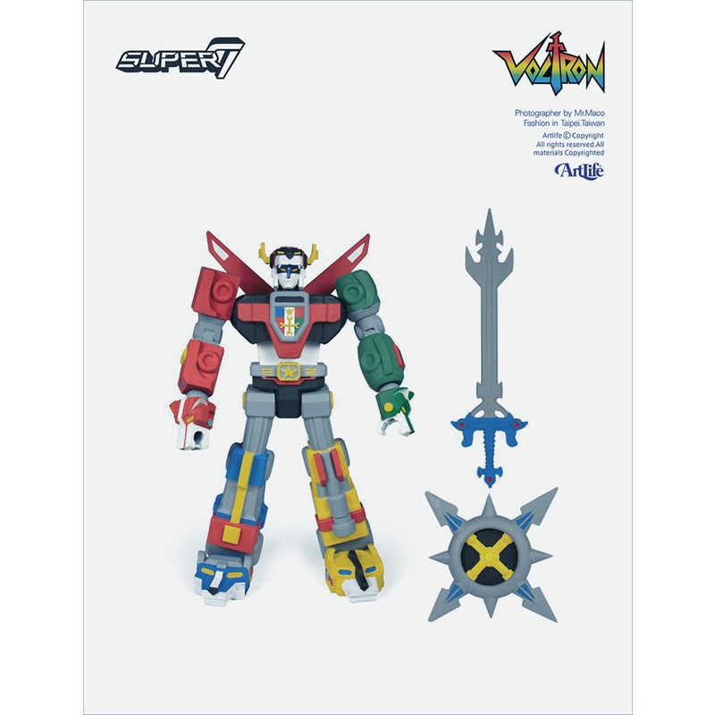 Artlife ㊁ SUPER7 Voltron Defender Universe Deluxe 百獸王 五獅合體