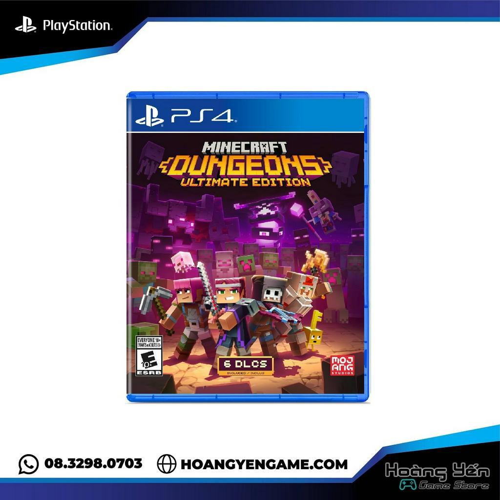 Ps4 Minecraft Dungeons Ultimate Edition 遊戲光盤