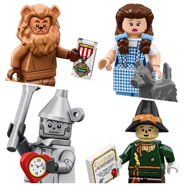 LEGO 樂高 樂高玩電影2 71023 童話 綠野仙蹤 16、17、18、19號 一套4隻 人偶包 抽抽樂