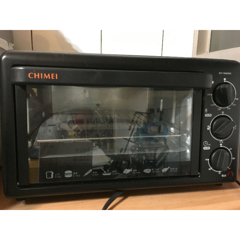 【出清商品】CHIMEI 奇美 18L 時尚 電烤箱 EV-18A0AK 烤箱