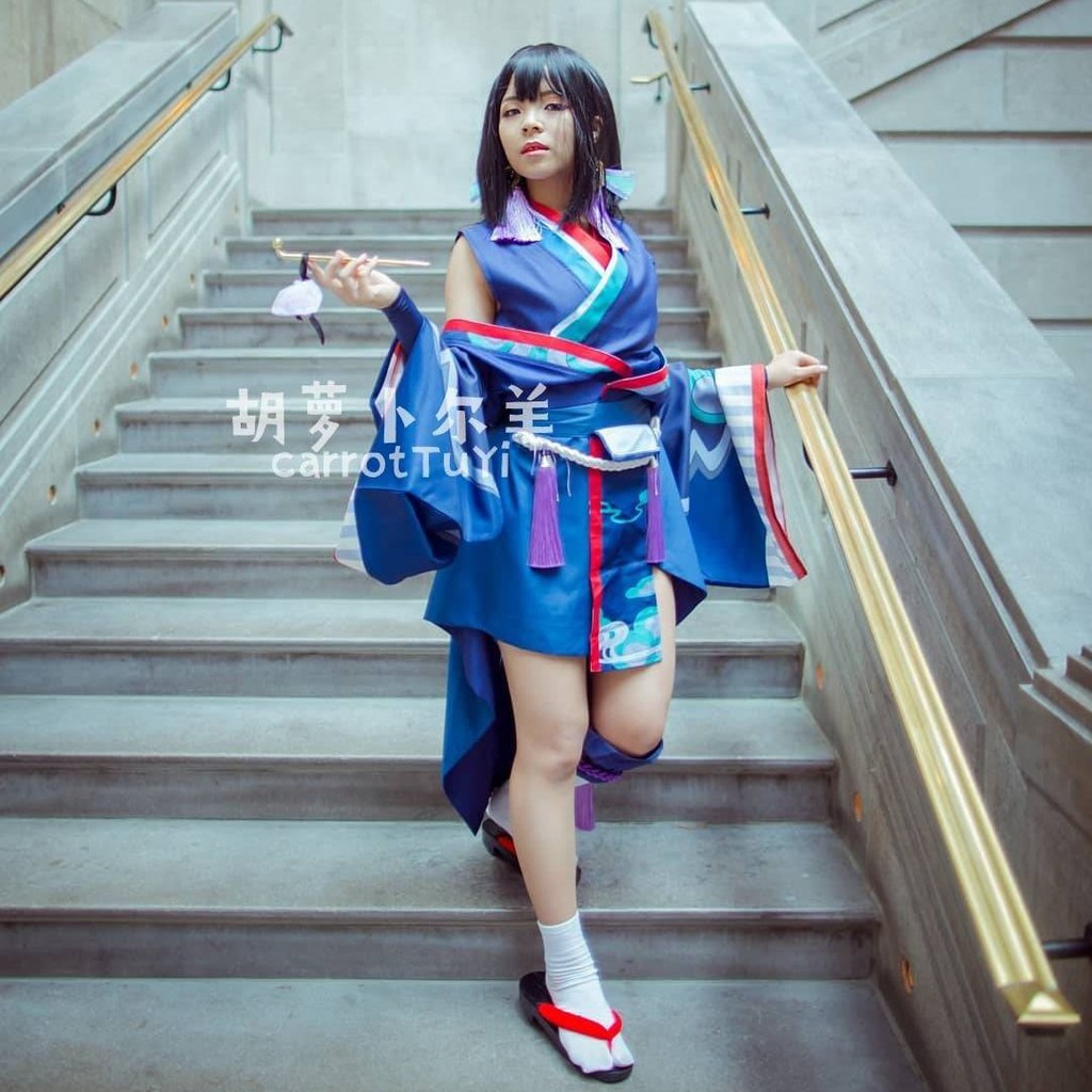 煙煙羅cos服假發木屐cosplay未覺醒陰陽師cos服裝女游戲動漫全套 蝦皮購物