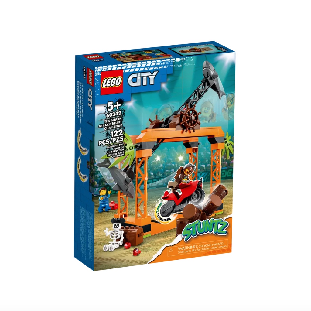 現貨 Lego60342鯊魚攻擊特技挑戰組 LEGO®CITY樂高®城市系列