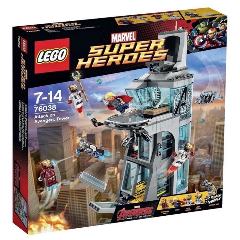 💲常來買💲LEGO 樂高 76038 復仇者聯盟 東尼大樓 Attack on Avengers Tower 全新未拆