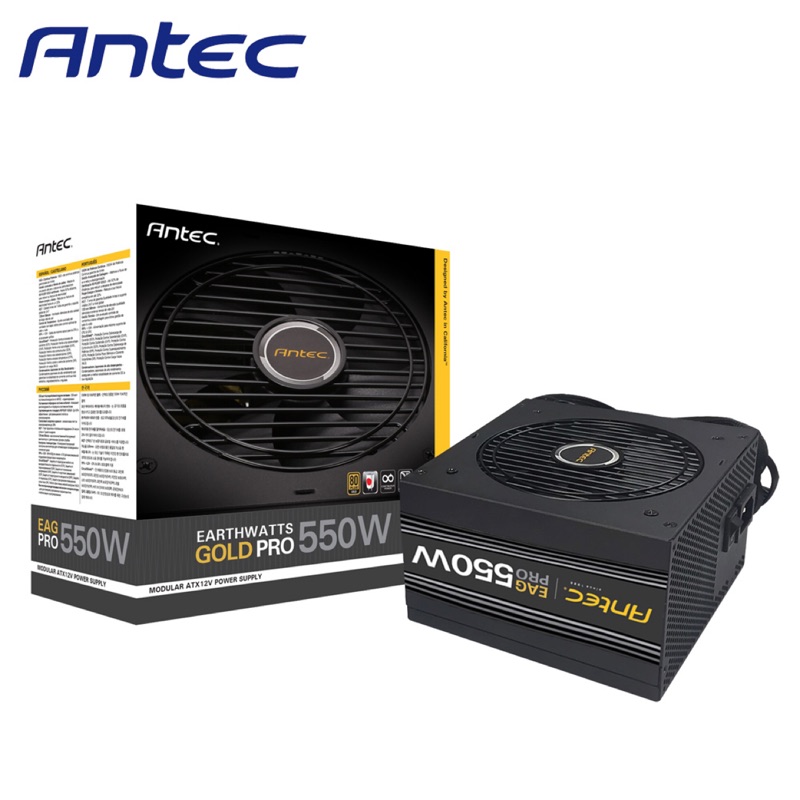 Antec 安鈦克 （高品質二手）NE550G 550W 80 PLUS 金牌 半模組化 電源供應器