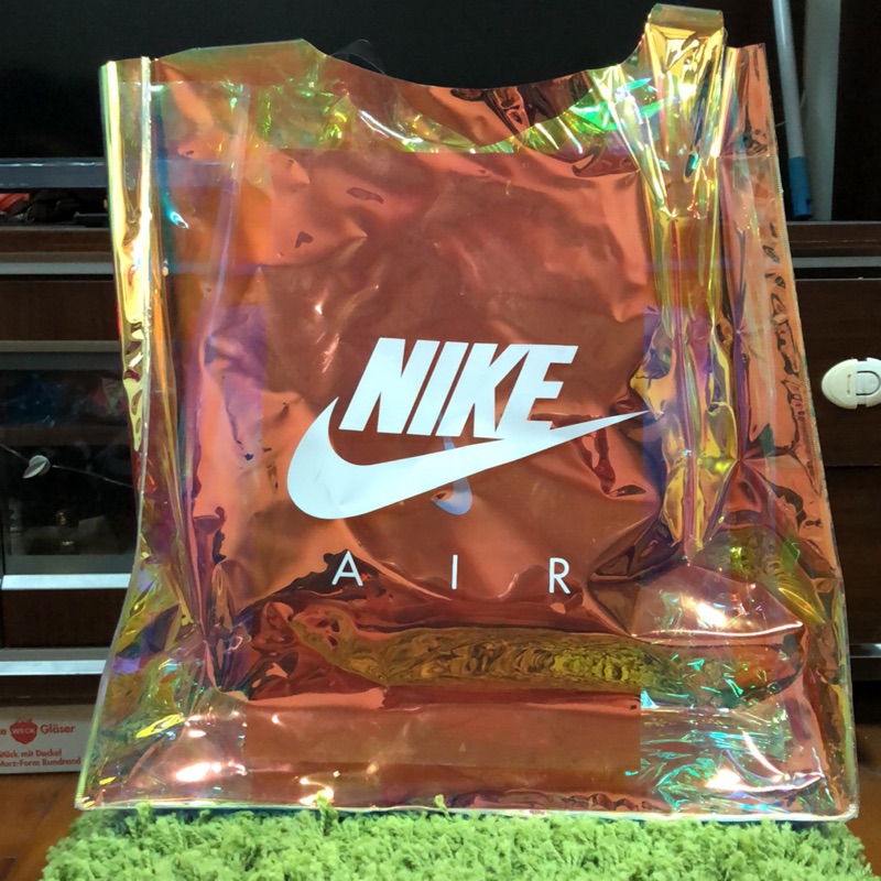 Nike 雷射透明炫彩太空 air max 720托特包
