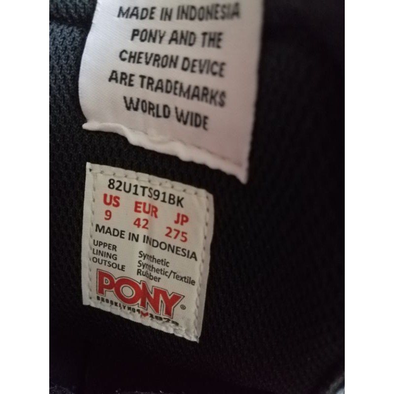 Pony 黑色魔鬼黏男生滑板鞋大特賣 蝦皮購物