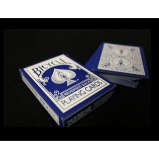 Image of Bicycle blue reversed playing card 反藍撲克牌